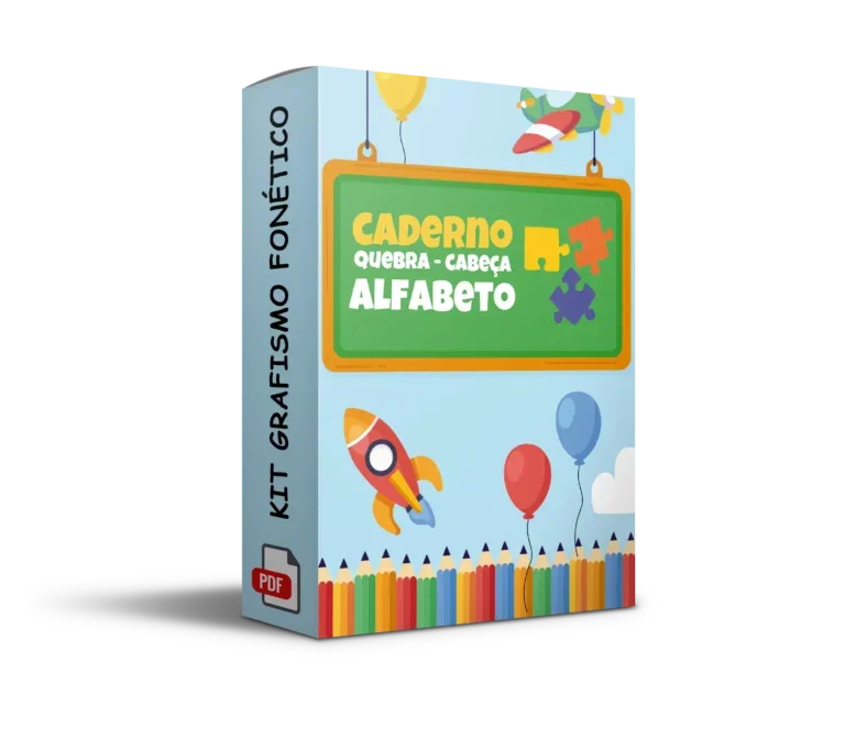 Caderno Quebra Cabeça Alfabeto